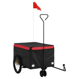 Bike Trailer Black and Red 30 kg Iron 94097