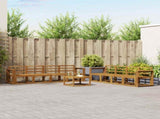 Outdoor Sofa Set 9 pcs Natural 3366187