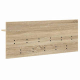 Wall-Mounted Coat Rack with Shelf Sonoma Oak 100 x 40 x 12 cm 874445