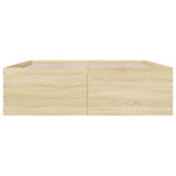 Bed Frame without Mattress Sonoma Oak 150x200 cm 3280918