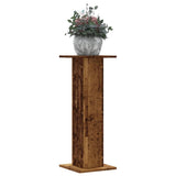 Plant Stands 2 pcs Old Wood 30x30x80 cm Engineered Wood 3307871