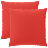 Throw Pillow 2 pcs HEERLEN Red 70 x 70 cm Polyester 928427