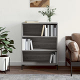 Bookcase Grey Sonoma 69.5x32.5x90 cm Engineered Wood 828370