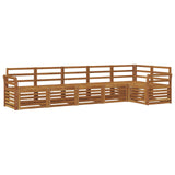 Sectional Sofa Set 6 pcs Natural Solid Acacia Wood 3374889