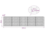 Gabion with 3.5 mm Wire and 5x10 cm Mesh 500x20x150 cm 3462652