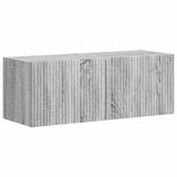 TV Wall Cabinet 2 pcs Grey Sonoma 39 x 31 x 29.5 cm 892182