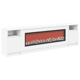 Electric Fireplace White 165 x 28.5 x 47 cm Engineered wood 8021183
