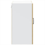 Kitchen Wall Cabinet with Glass Door Lucca Sonoma Oak Engineered Wood 853850