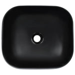 Wash Basin 44.5x39.5x14.5 cm Ceramic Black 143906