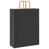 Paper Bags 250 pcs with Handles Black 32x12x42 cm 4101872