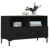 TV Cabinet Black 80x36x50 cm Engineered Wood 828973
