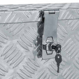 Aluminium Box 61.5x26.5x30 cm Silver 142936