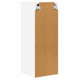 Hanging Cabinet with Door White 30 x 31 x 80 cm Engineered Wood 884242
