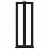 Console Table Legs T-Shaped 2 pcs Black 38x25x cm Steel 4013044