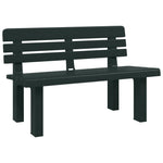 Garden Bench Green 110x52x71 cm Polypropylene 4009381