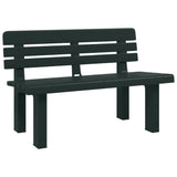 Garden Bench Green 110x52x71 cm Polypropylene 4009381