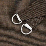 Sunshade Sail 160 g/m Brown 5x6x6 m HDPE 311813