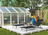 Set of Two Adjustable Back Sun Loungers - Black T3398P328478