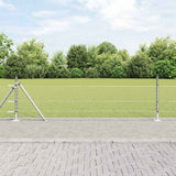 Welded Wire Fence with Concrete Base 100 x 0.5 m 3353859