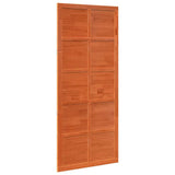Barn Door Wax Brown 90 x 2.5 x 208 cm Solid Pine Wood 870418