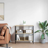 Bookshelf Sonoma Oak 82 x 32 x 79 cm Engineered Wood 883995