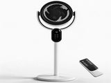 UK Standard FKYT-L18XH5R 2-in-1 Air Circulator Fan, 220V 40W, Black & White ABS Body, Copper-clad 36804356