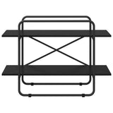 Bookshelf 2-Tier 100 x 35 x 70 cm PB Black Oak 8007798