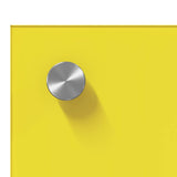 Kitchen Backsplash 2 pcs Yellow 100 x 40 cm Tempered Glass 3415479