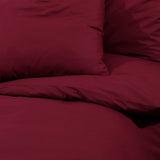 Duvet Cover Set Bordeaux 260x240 cm Cotton 136180