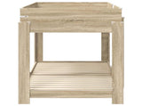 Bunk Bed for Kids Sonoma Oak 90 x 190 cm Engineered Wood 3410533
