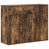 Sideboard Smoked Oak 88x30x70 cm Engineered Wood 815366