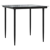 3 Piece Garden Dining Set with Cushions Grey Poly Rattan 3213476