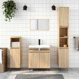 Bathroom Cabinet Sonoma Oak 58x33x60 cm Engineered Wood 831583