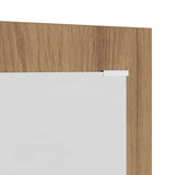 Wall-Mounted Coat Rack with Mirror Artisan Oak 96 x 1.5 x 90 cm 874538