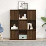 Bookcase Brown Oak 89x24x101.5 cm Engineered Wood 860406