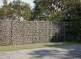 Gabion Basket with Cover 300x100x150 cm Galvanised Iron 3295215