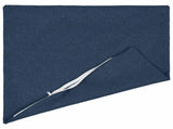 Cushion with Pillow HEERLEN 2 pcs Blue Fabric 928176