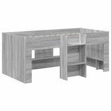 Kids'High Bed Frame 2 pcs Grey Sonoma 163 x 101.1 x 68.5 cm 3422576