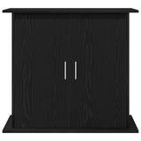 Aquarium Stand Black Oak 81x36x73 cm Engineered Wood 862152