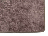 Rug Runner MARSA Grey 100 x 400 cm Polyester and PVC 42023203