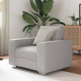 Sofa Cloud Grey 100 x 77 x 82 cm Fabric 4105215