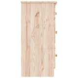 Chest of Drawers ALTA 112x35x73 cm Solid Wood Pine 353919