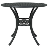 Garden Dining Set 5 pcs Black Aluminium 3334685