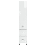 Cabinet Set 2 pcs High Gloss White 34.5 x 34.5 x 90 cm 3416893