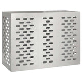 Air Conditioner Cover Silver 110 x 50 x 80 cm Stainless steel 865908