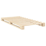 Bed Frame Natural Wood Solid Pine Wood Single Durable Bed Frame 3281551