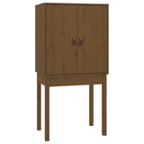 Highboard Honey Brown 60x40x120 cm Solid Wood Pine 821747