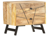 Bedside Cabinet 40x30x50 cm Solid Mango Wood 285875