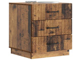 Bedside Cabinet Old Wood 43 x 41 x 63.5 cm Engineered Wood 895253