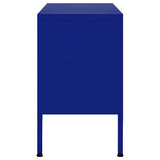 TV Cabinet Navy Blue 105x35x50 cm Steel 336226